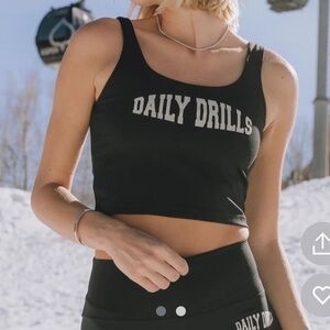 Daily drills scoop tank